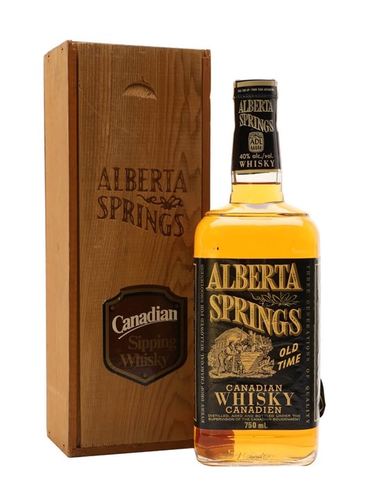 Alberta Springs Canadian Whisky Bot.1980s