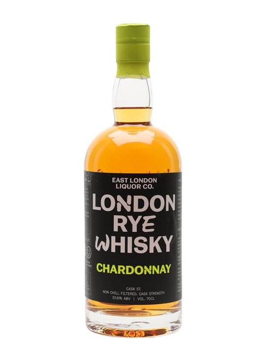 East London Liquor Co Rye Whisky 2018 Chardonnay Cask